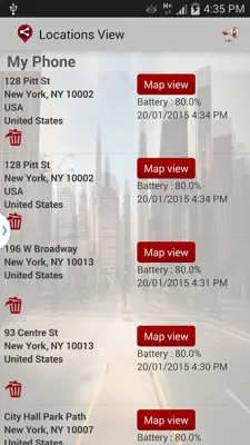 Share Location android App screenshot 2