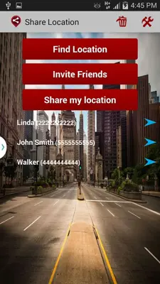 Share Location android App screenshot 3